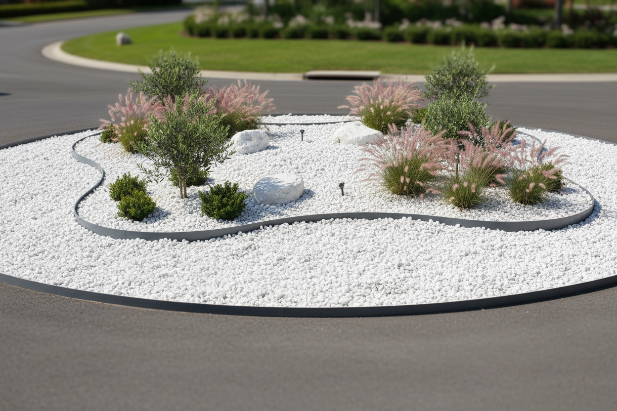 Grava Blanca de Marmol Premium Saco 20 kg. / 30-50 mm - 6