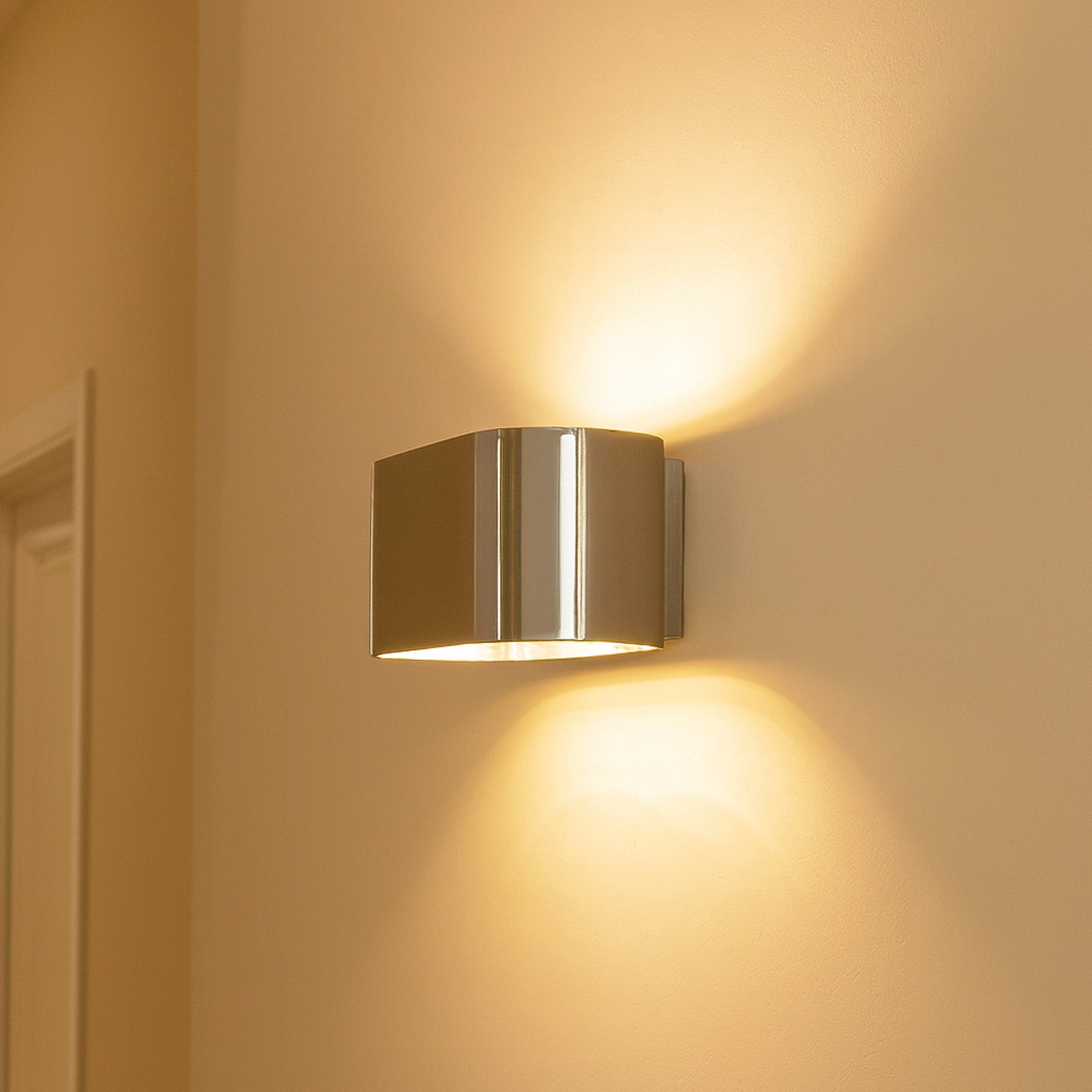 Applique da Parete per Interni Cromo “BAYONA PRO” – Luce Su e Giù, Struttura Metallica, Attacco G9 (Lampadina Non Inclusa) - 6