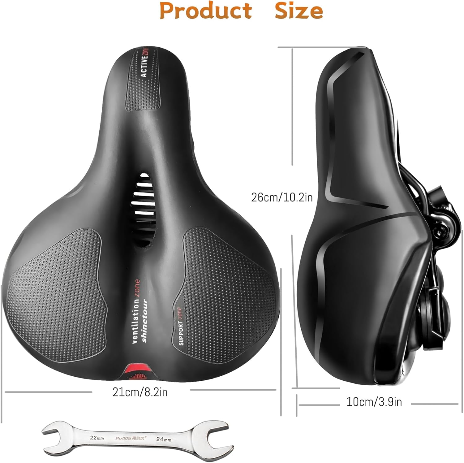 Selle Velo Ultra Confortable Selle Vélo Gel Ergonomique Siège de Vélo