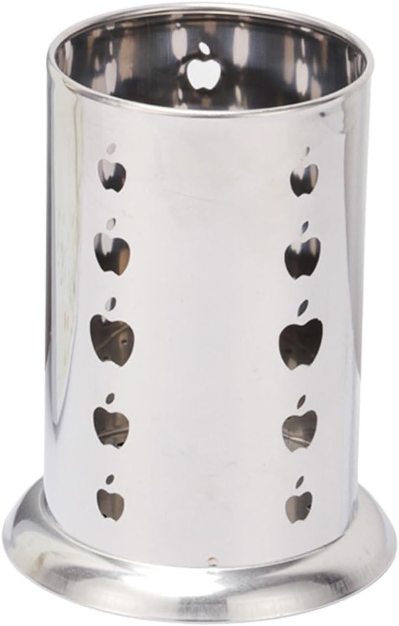 Ociekacz na sztućce | Pojemnik na sztućce ze stali nierdzewnej, srebrny organizer na sztućce, nierdzewny schowek na sztućce