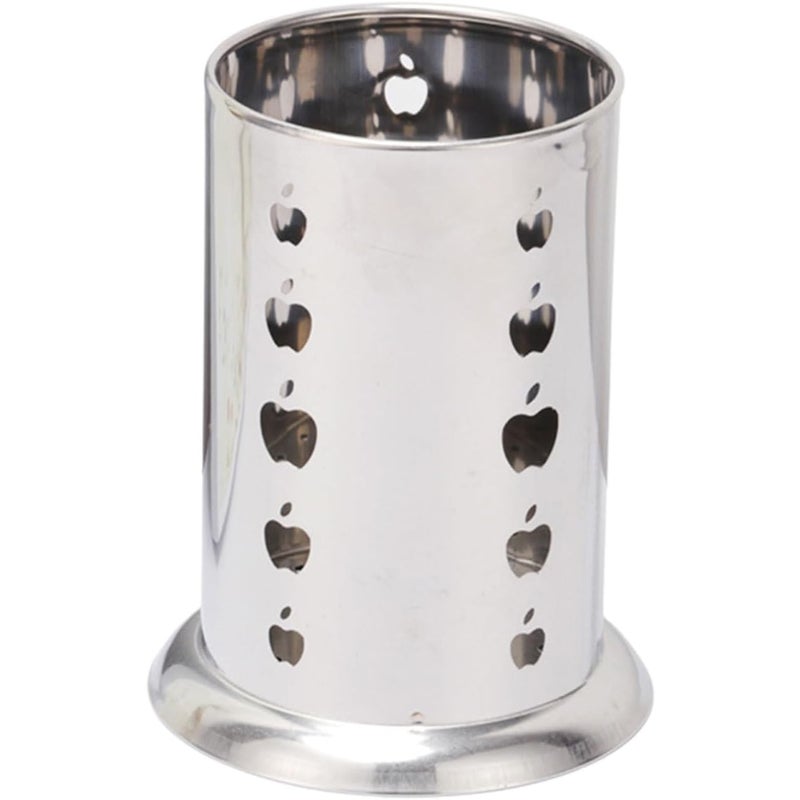 Ociekacz na sztućce | Pojemnik na sztućce ze stali nierdzewnej, srebrny organizer na sztućce, nierdzewny schowek na sztućce