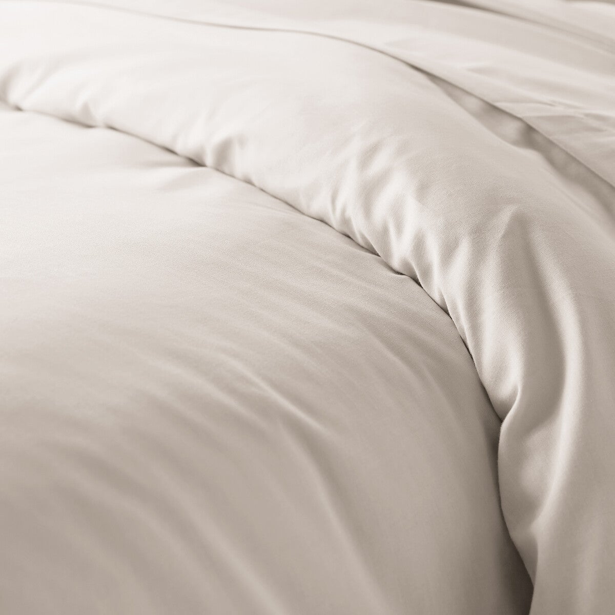 Housse de couette en coton, Scenario - Beige galet - 140 x 200 cm - 4