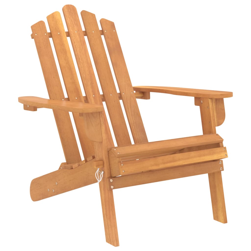 Chaise de jardin sans coussin Adirondack en Bois Marron - 2