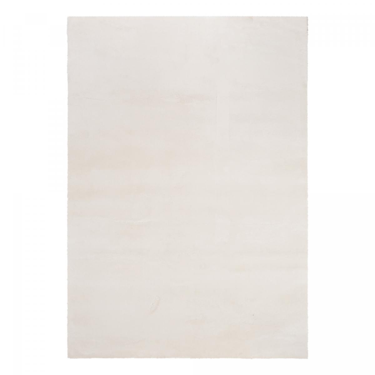Tapis Shaggy Super Doux 180x60 Cm - Poils Longs 5 Cm, Antidérapant, Lavable, Pour Chambre Et Salon, Blanc