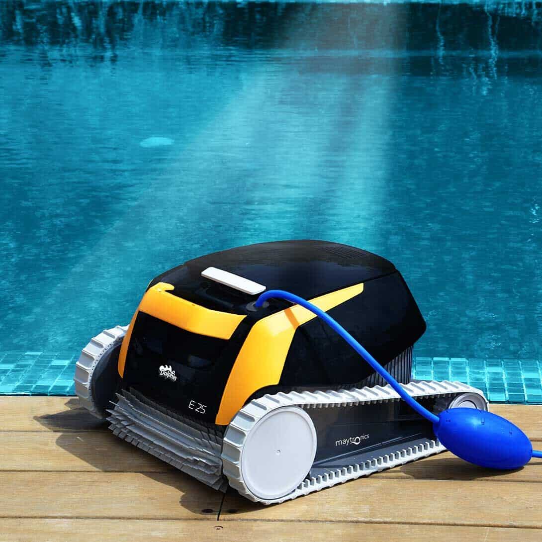 Dolphin E25 Nettoyeur de piscine électrique autonome Balayage intelligent Brossage actif Nettoyage total jusqu'à 10m Faible consommation d'énergie - 5