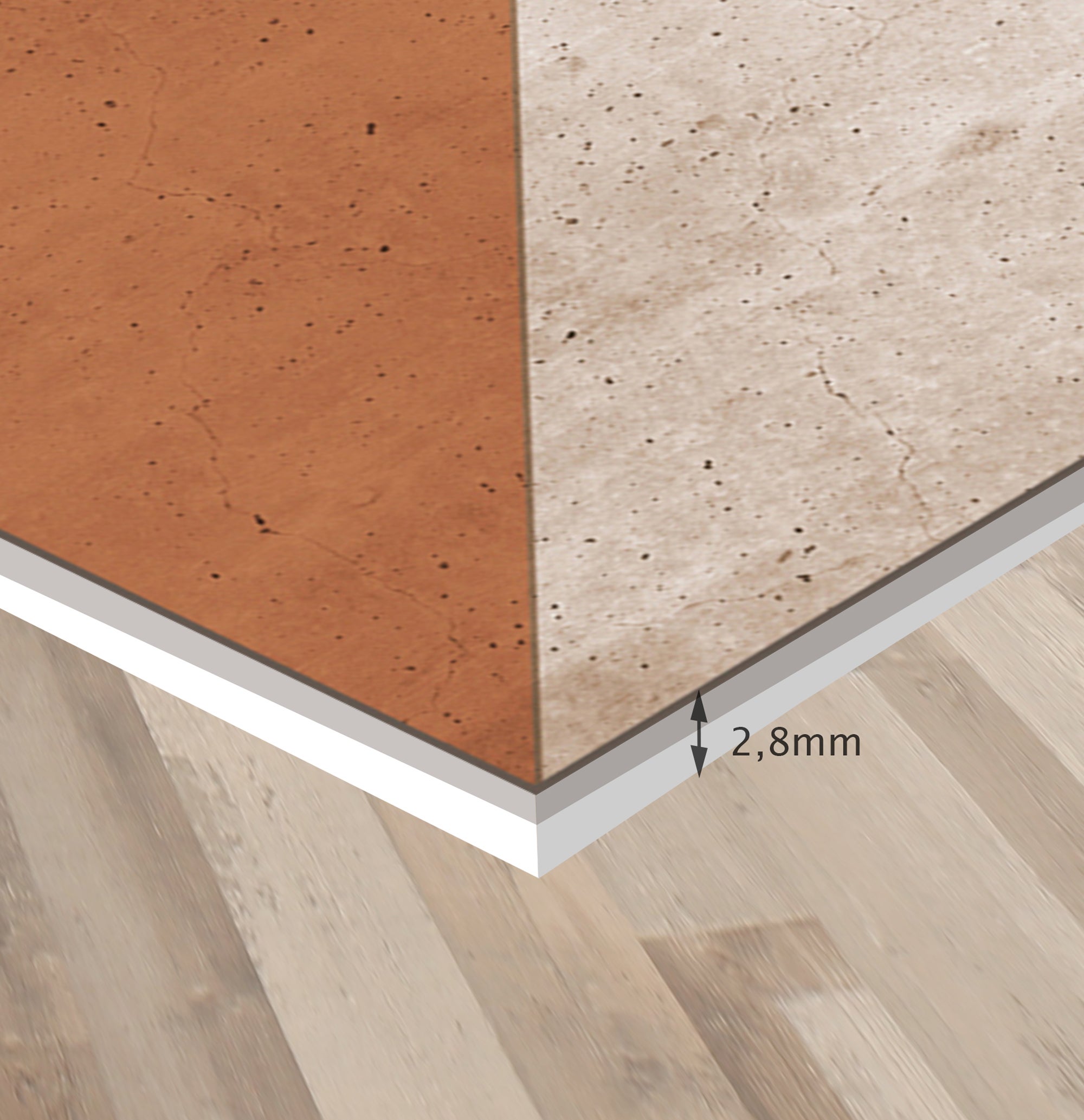 Tapis antidérapant en vinyle Troya 50x100 cm - PVC imprimé, lavable, ignifuge, pour le salon et la cuisine, style moderne - 4