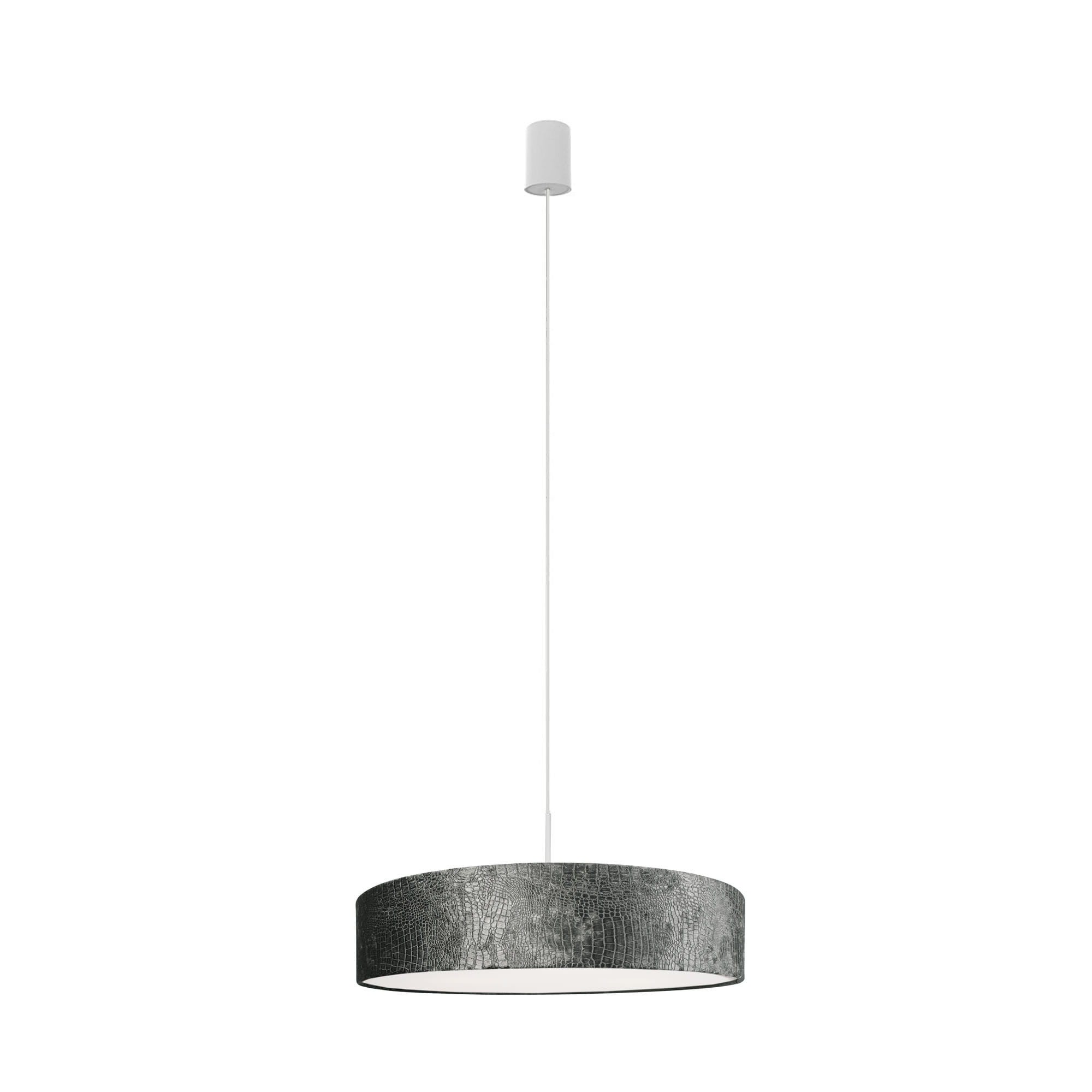 Lampa wisząca Croco szaro-biała 3xE27x25W wym: 110 x 65 x 65 cm metal Nowodvorski Lighting