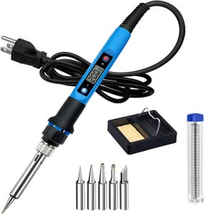 KKMOL Kit de Fer à Souder Sans Fil, Rechargeable USB, Écran LCD KKMOL Kit de Fer à Souder Sans Fil, Rechargeable USB, Écran LCD