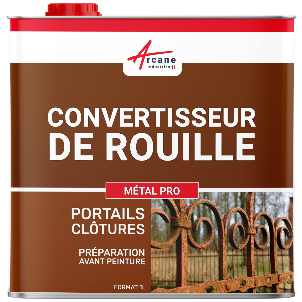 Convertisseur de rouille Anti rouille métal 1 L ARCANE INDUSTRIES — free download