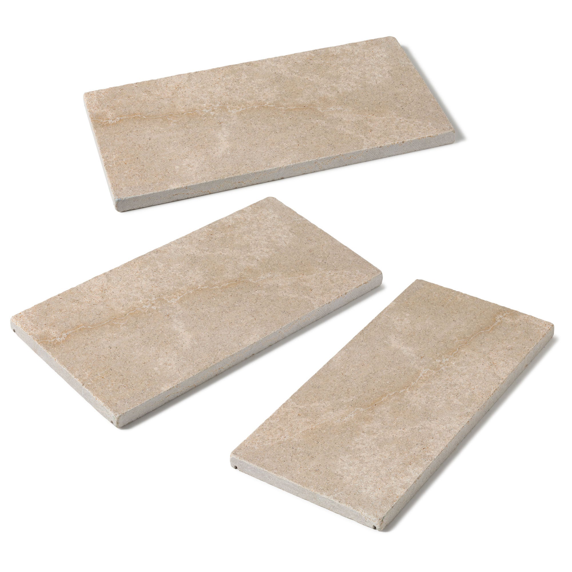 Couvertine Pierre d'Egypte Beige 60x30x3 cm avec larmiers (à l'unité) - RO'MA NATURE - 4
