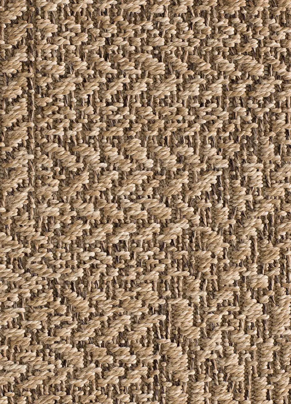 Tapis extérieur naturel rectangulaire l.80 x L.150 cm ACRA géométrique effet jute - ATTICGO - 4