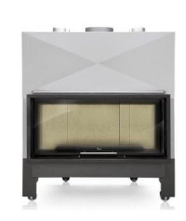 Lacunza  Bricosol, Monobloque De Leña Modelo Itaca 120 Eco Vermiculita(Sin Turbina) , Leroy Merlin