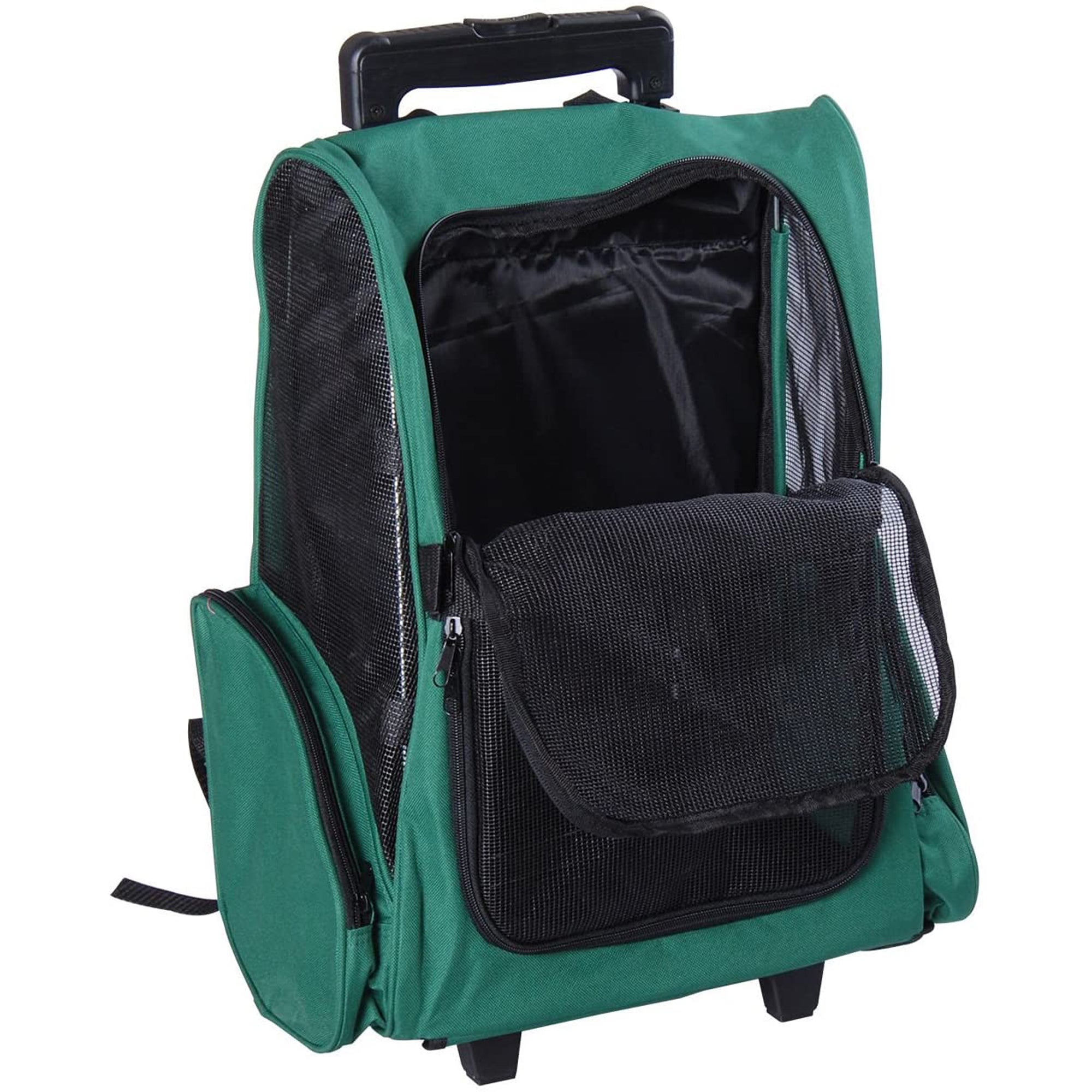 PawHut Trolley Rucsac pentru Animale de Companie Verde | Aosom RO