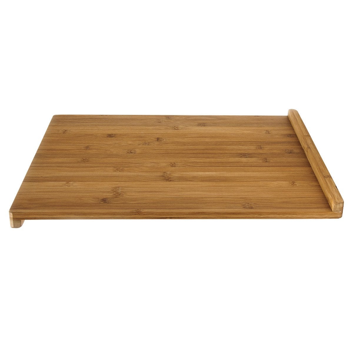 Tagliere in Bambù, Accessori per la Cucina, Ripiano per Tagliare XL, H x L x P: 2,5 x 38 x 45 cm, Marrone, Relaxdays - 6