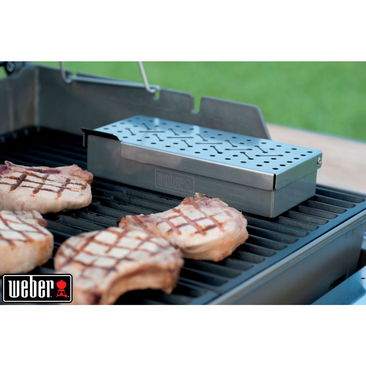 Boite de fumage WEBER - pour barbecues à gaz - 8