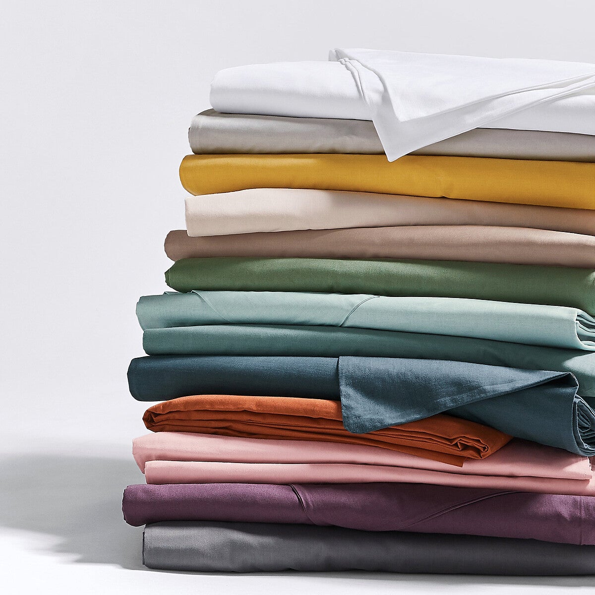 Drap housse uni coton bio, lit articulé, Scenario - Vert absinthe - 160 x 200 cm - 4