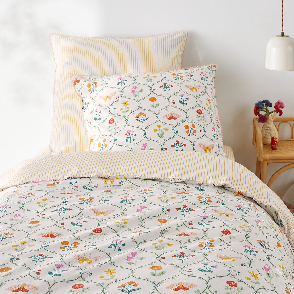 Couette enfant Pottery Barn Emily & Meritt pleine reine rose Couette enfant Pottery Barn Emily & Meritt pleine reine rose