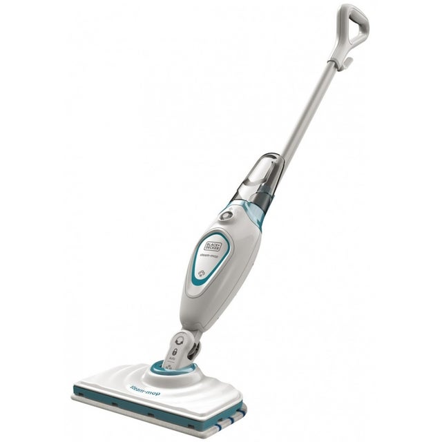 Esfregona a vapor de 1300 watts com cabeça articulada Esfregona a vapor BLACK+DECKER FSM1605