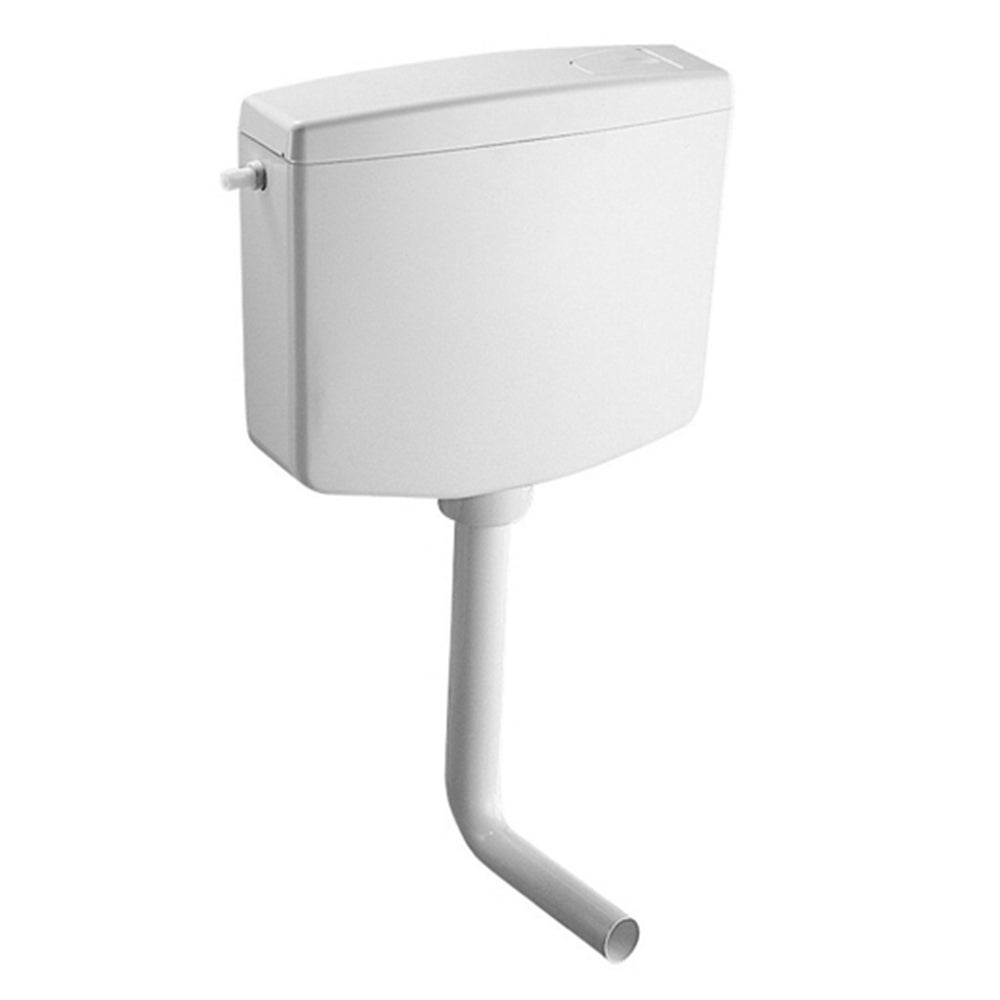 Réservoir de chasse d'eau extérieur Oli en PS blanc avec chasse d'eau — free download