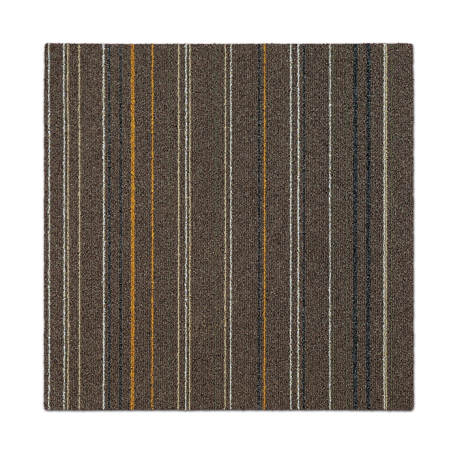 KARAT | Moscou | Dalle Moquette Bouclée 50X50 | Moquette Autoplombante Pour Salon, Chambre, Bureau | Revêtement De Sol | Marron Foncé, 1 Pièce