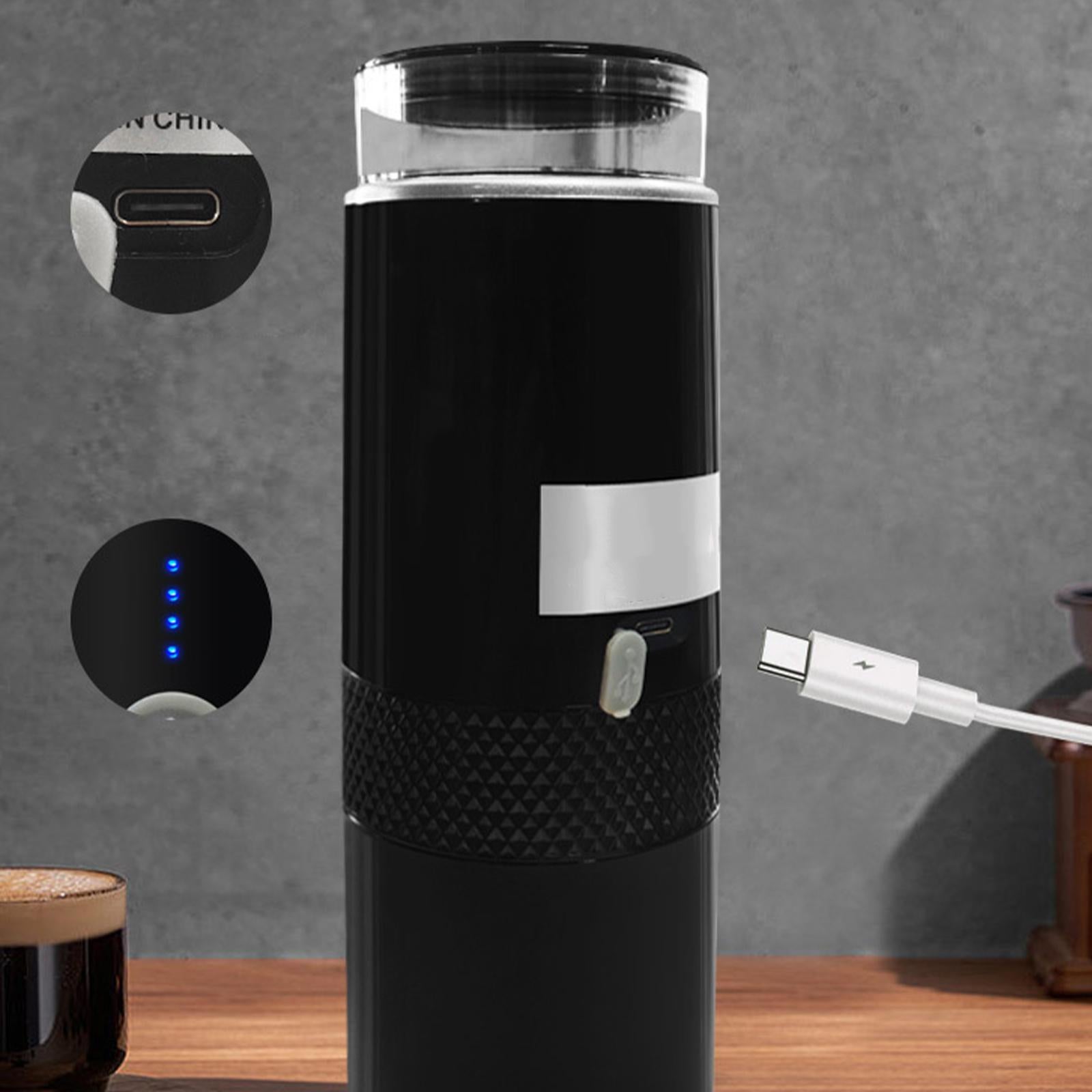 Máquina de Café Automática Inalámbrica 1200mAh - Compacta, Recargable Type-C, Café Espresso & Americano, Ideal para Viajes, Coche y Casa - 4