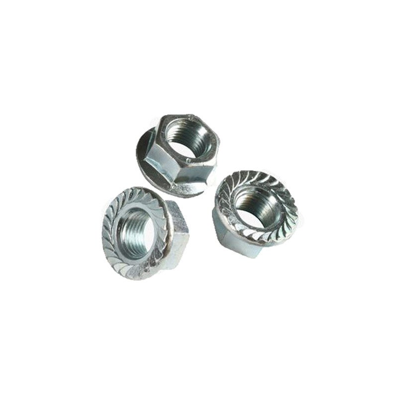 Écrous à embase crantée acier zingué blanc classe 8.8 M12 boite de 50 Ultima AFB692312 - 3