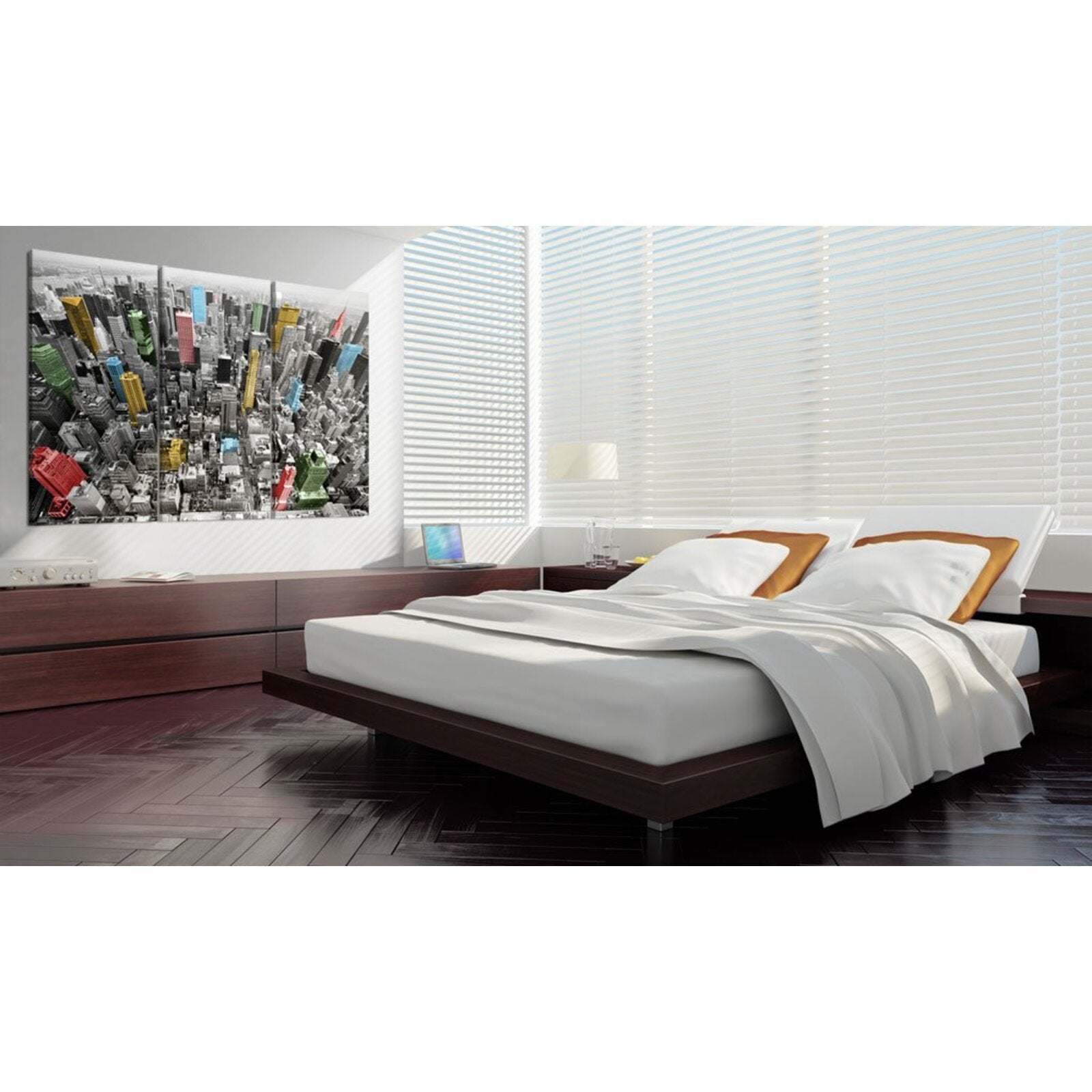 Tableau impression new york en cmyk - 120 x 80 cm - 2