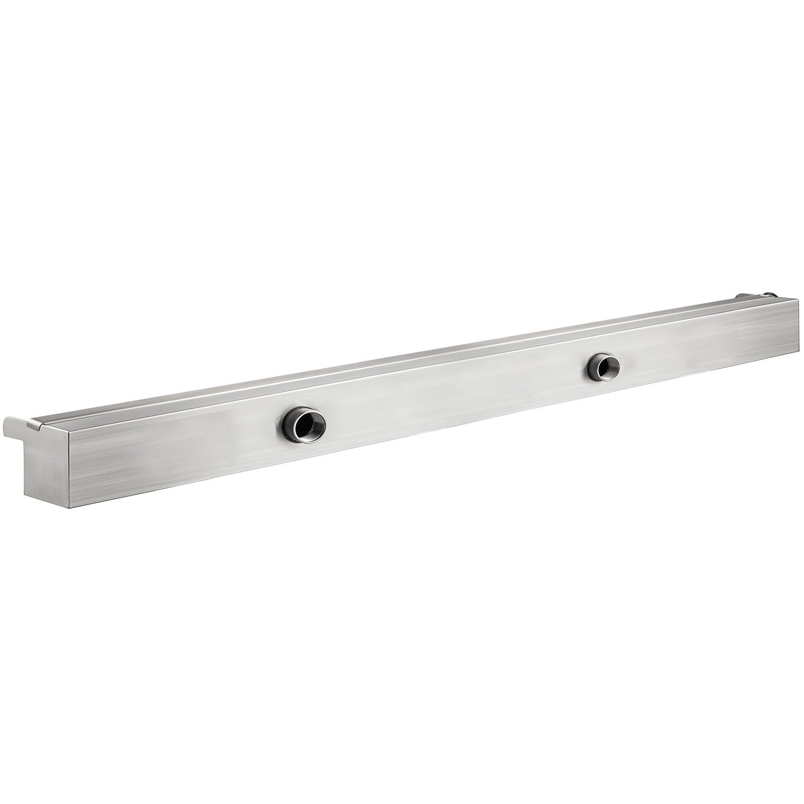 Déversoir à cascade piscine VEVOR 120x11,5x8 cm fontaine chute d'eau de piscine acier inox avec bande LED colorée,connecteur de tuyau,télécommande, - 9
