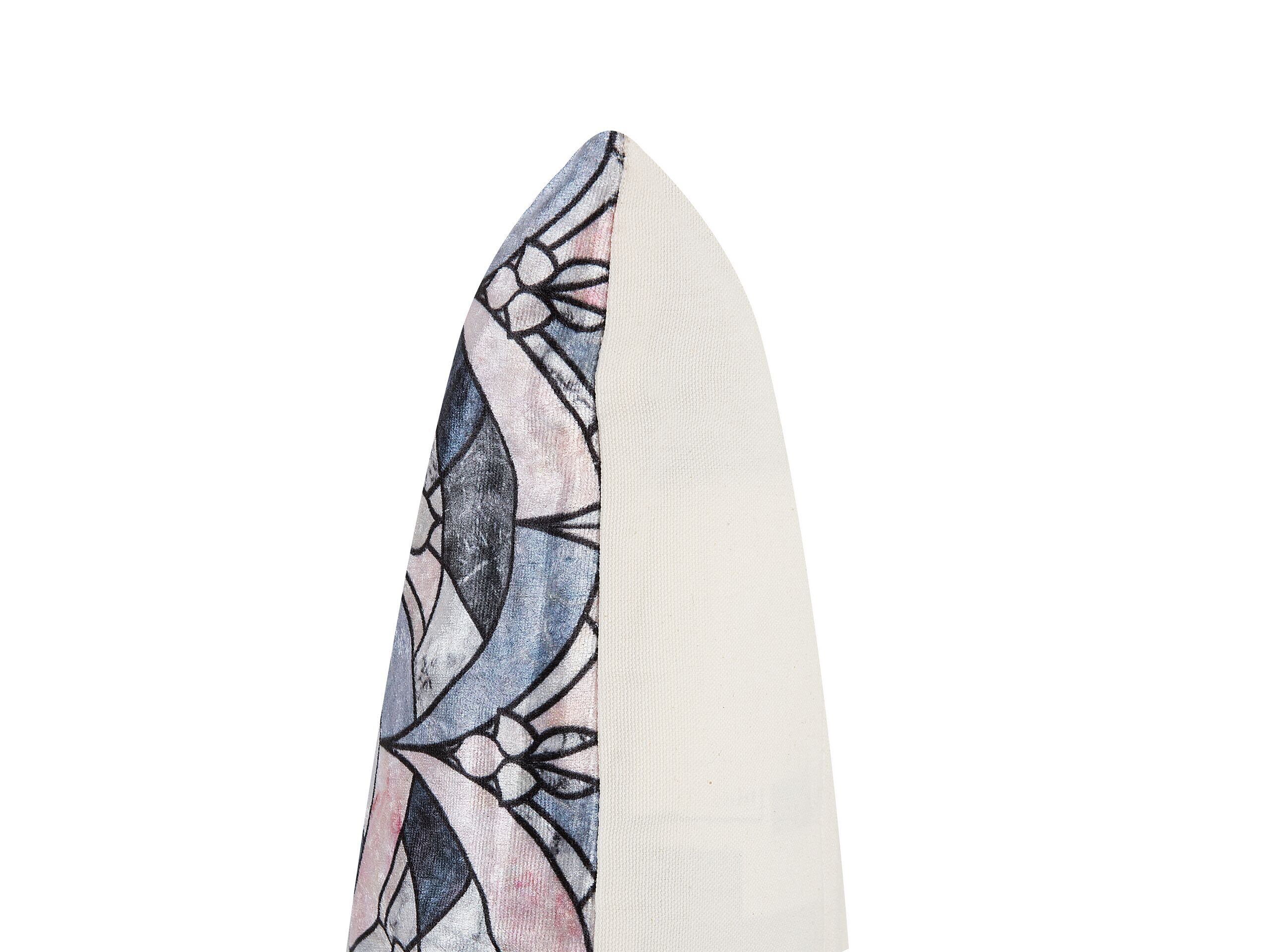 Cuscino decorativo KOODAL 45 x 45 cm Multicolore Trama geometrica - 5