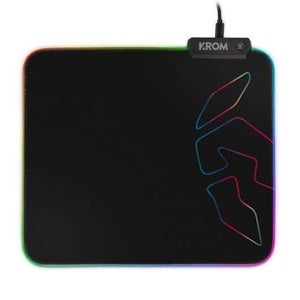 THE G-LAB Pad RUBIDIUM - Tappetino per Mouse RGB - Tappetino per Mouse Gaming XXL - Retroilluminazione LED, Resistente All'Acqua, Tessuto D'Elevata Precisione, Base In Gomma Antiscivolo, 800x300x3mm