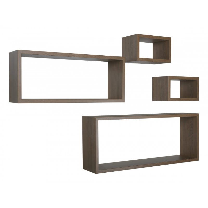 Estantería De Pared - Estantería Colgante - Estante Flotante Contrachapada Gris Sonoma 104x20x58 Cm Mzx96771 Bonnevie 85825882