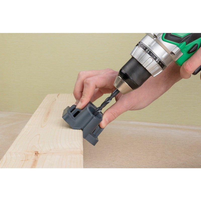 wolfcraft Guida di Foratura Mobile per Punte Forstner e Cilindriche - 2