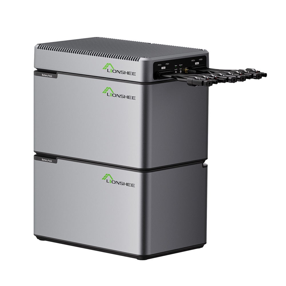 Batterie d'accumulation d'eneergie solaire LIONSHEE LS-L1024 LiFePO₄ 1024 Wh - stockage d'énergie Plug & Play pour systèmes solaires de balcon - 3