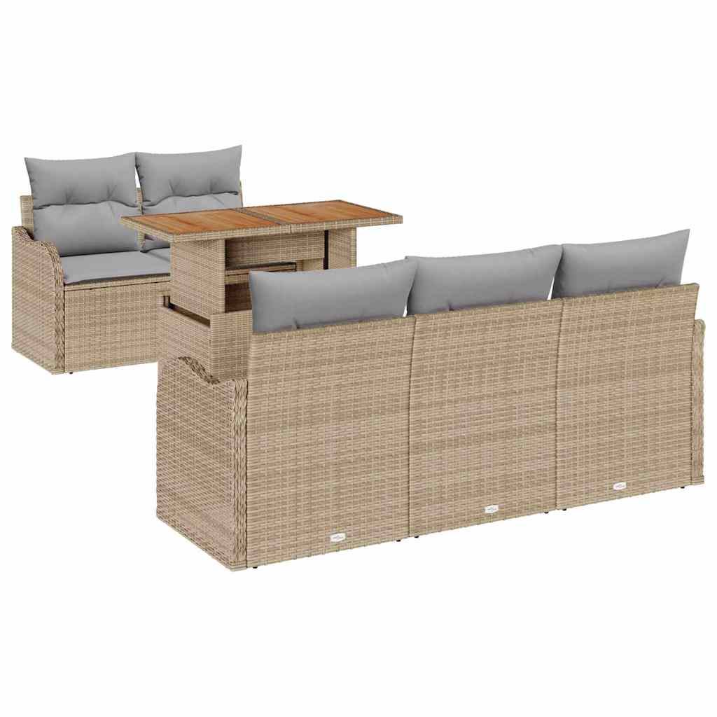 Zestaw Mebli Ogrodowych Wypoczynkowy Sofy Stolik Rattan Na Patio Na Taras