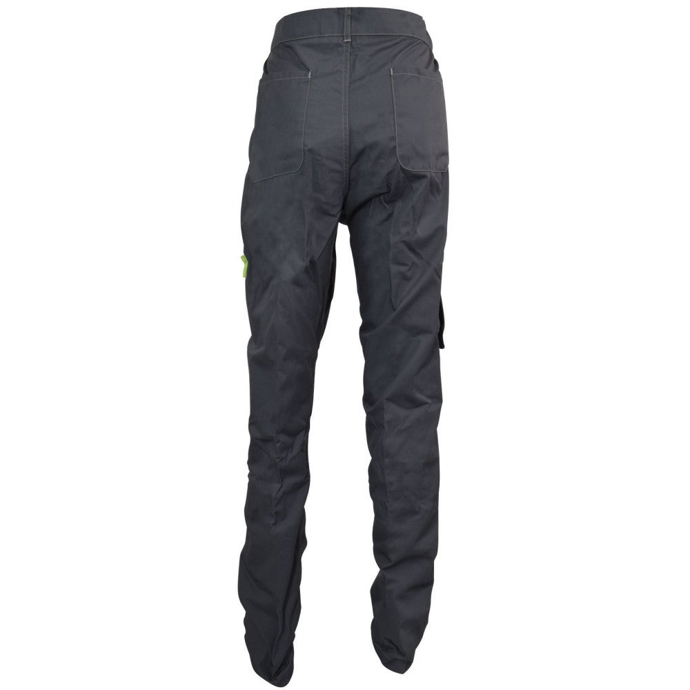 Pantalon de Travail Femme Gris et Citron - Fashion Sécurité - Résistant, Confortable et Tendance - Bricolage et Jardinage - 46 - Taille 46 - 3