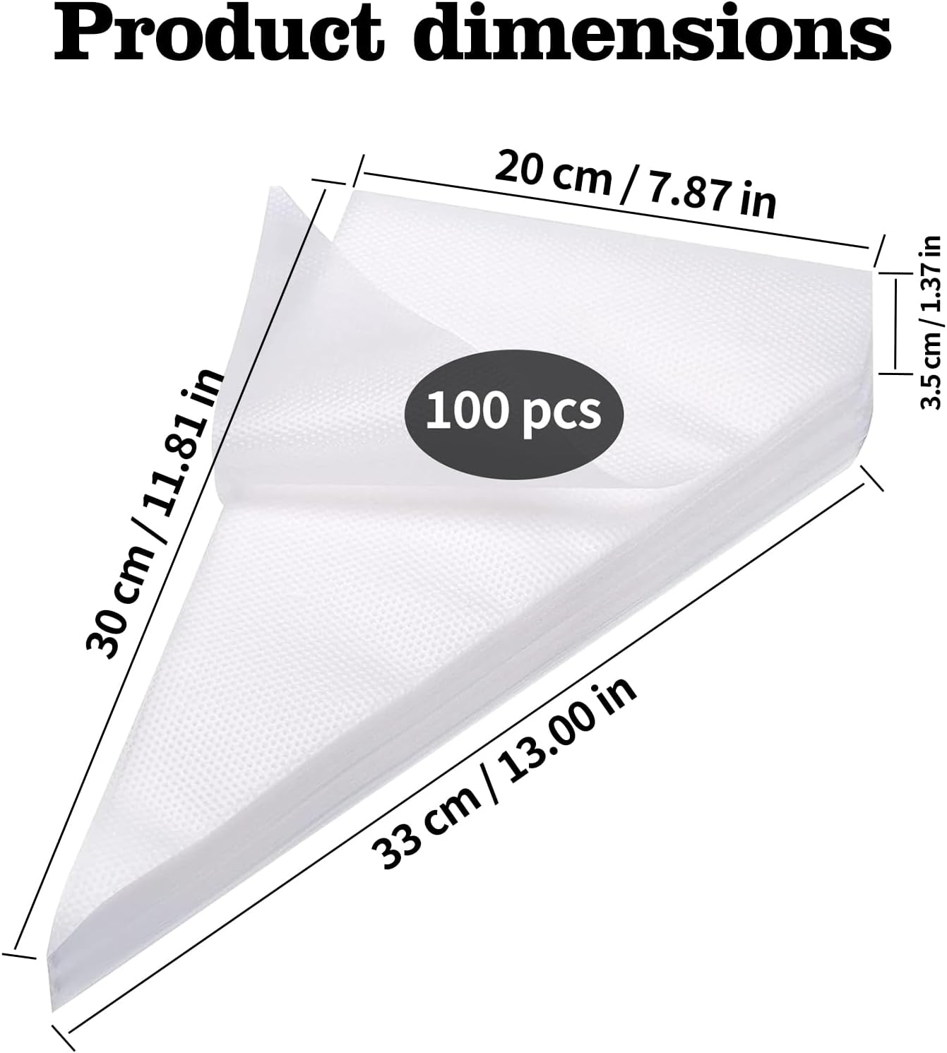 Lot De 10 Poches à Douille Jetable