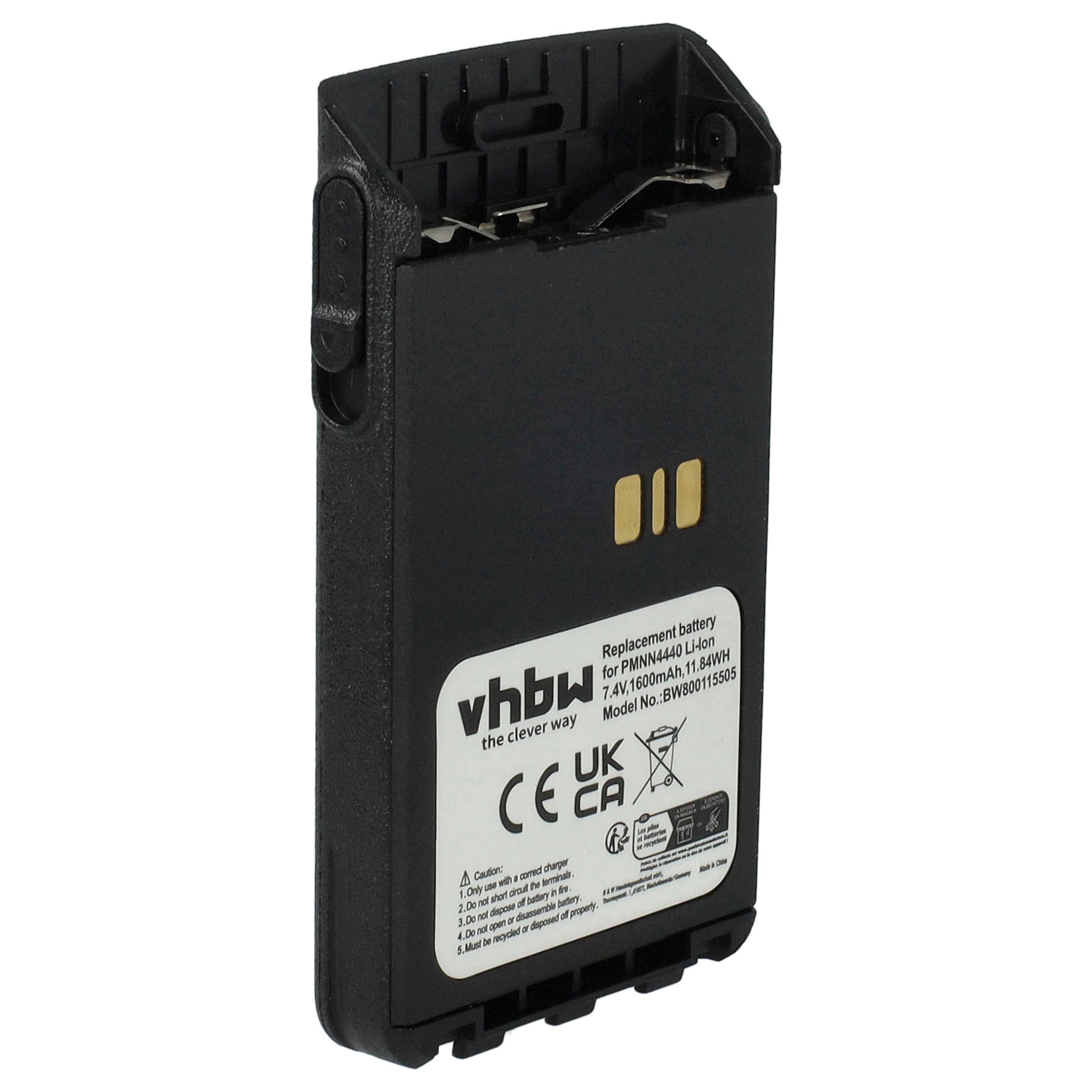 Vhbw Batterie Compatible Avec Motorola Mototrbo Dp Radio Talkie Walkie Mah V Li