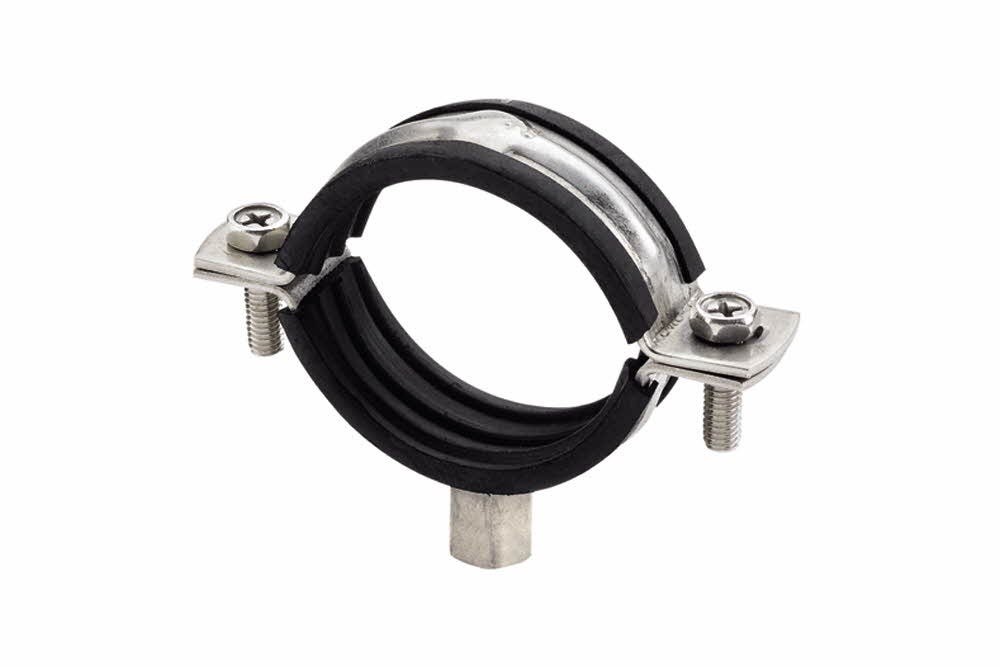 Collier renforcé isophonique M8 + M10 - Inox A4 160 (M8+M10) - Boite de ...