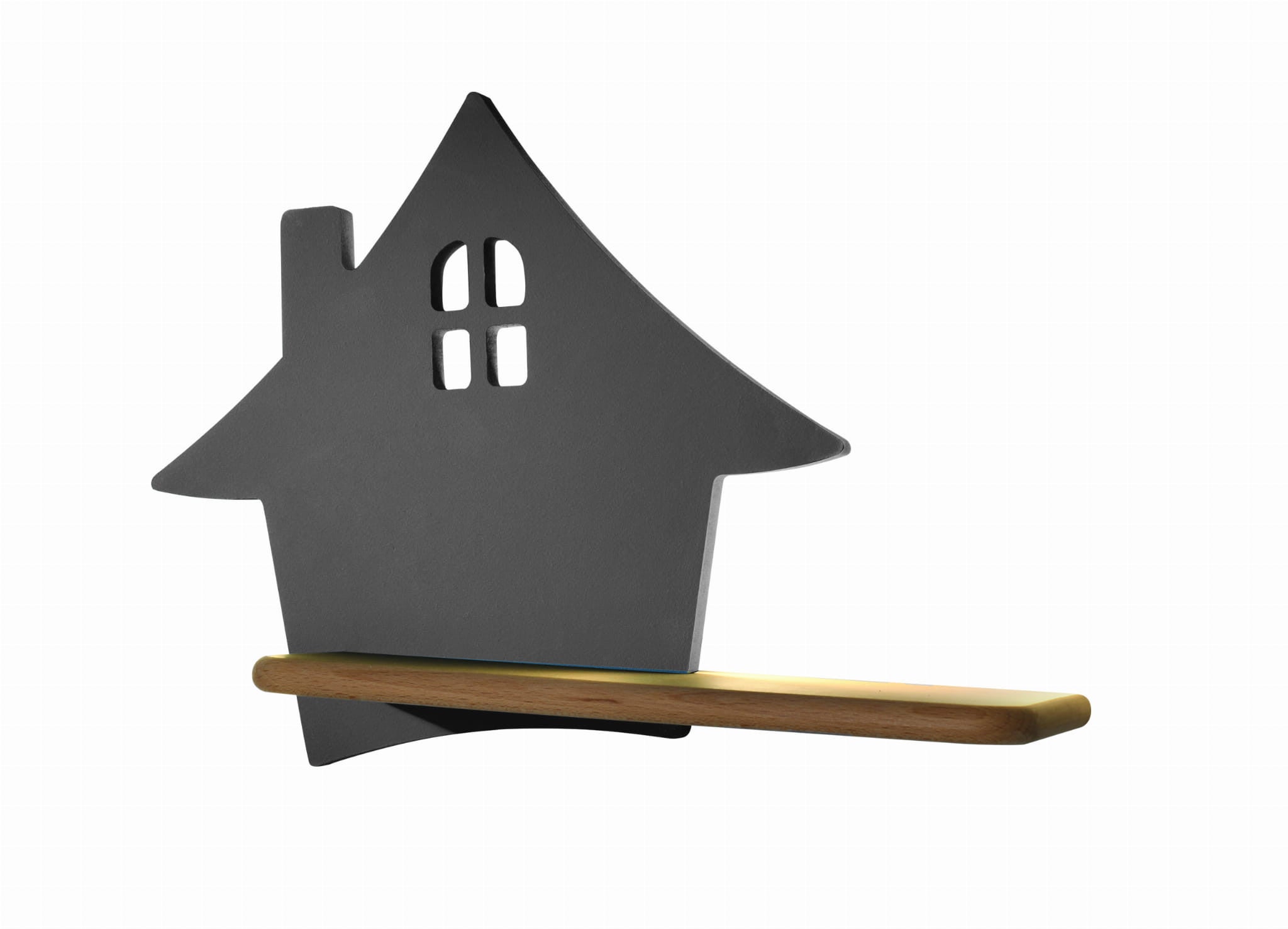 Kinkiet House jasne drewno i czarny LED 4W 4000K 200lm wym: 26 x 35 x 12 cm metal IP20 Candellux