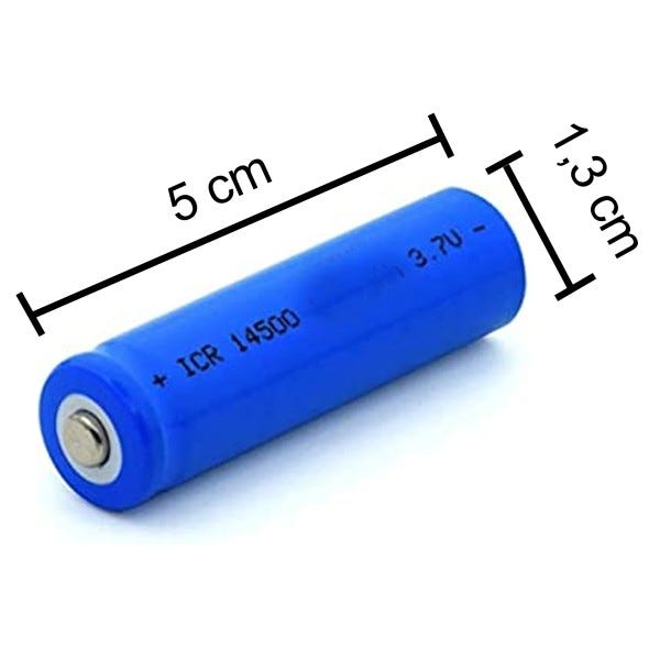 Batteria 14500 2500 batterie ricaricabili agli ioni di litio per auto Batteria 14500 2500 batterie ricaricabili agli ioni di litio per auto