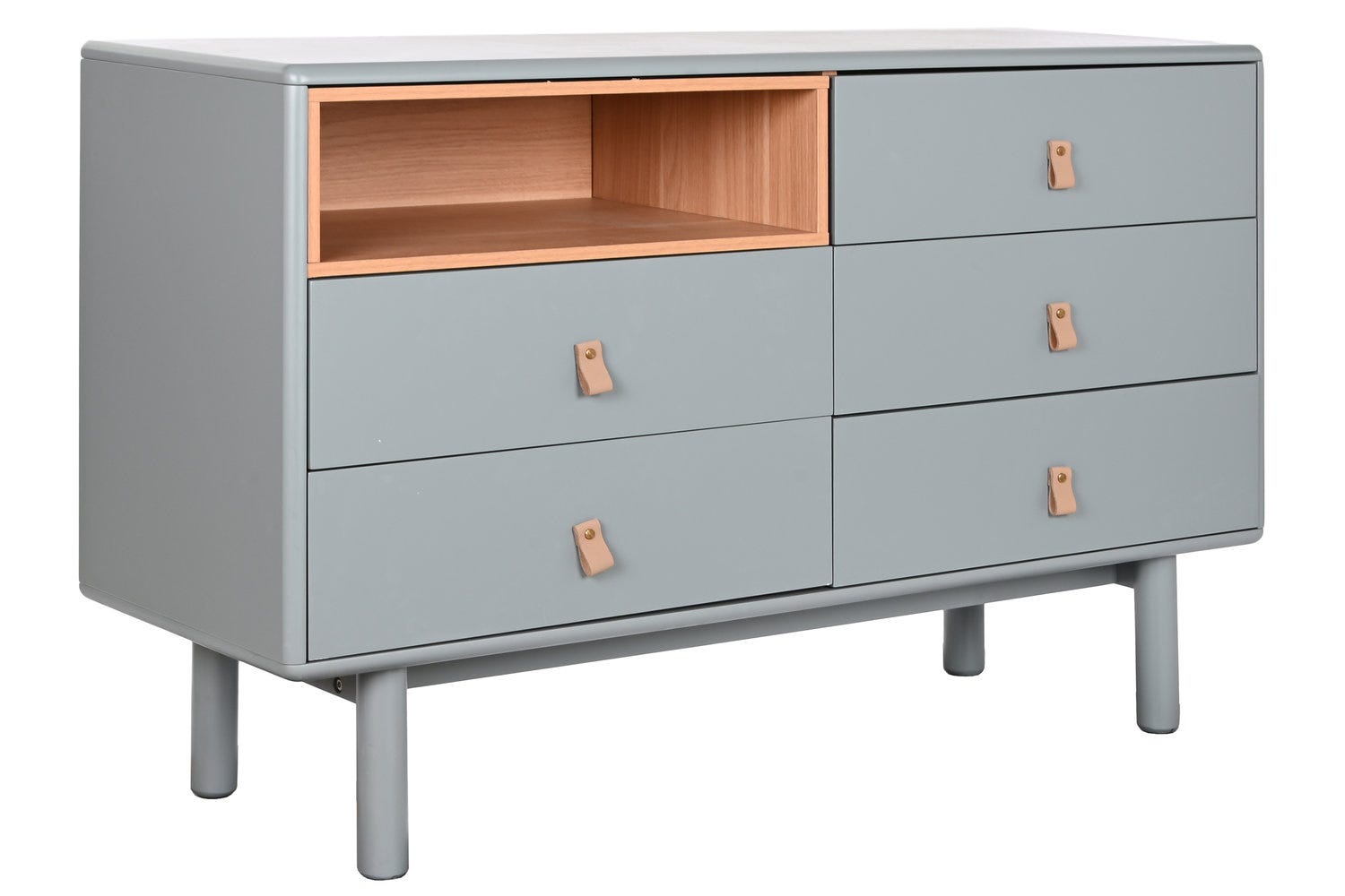 Commode Mdf Pu 120x40x75 gris | Leroy Merlin