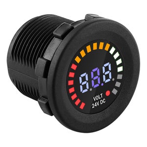 Voltmetro LED 0.36" DC 4-30V – Display Verde, 12V 24V, Due Fili, Auto Moto Bici - 5