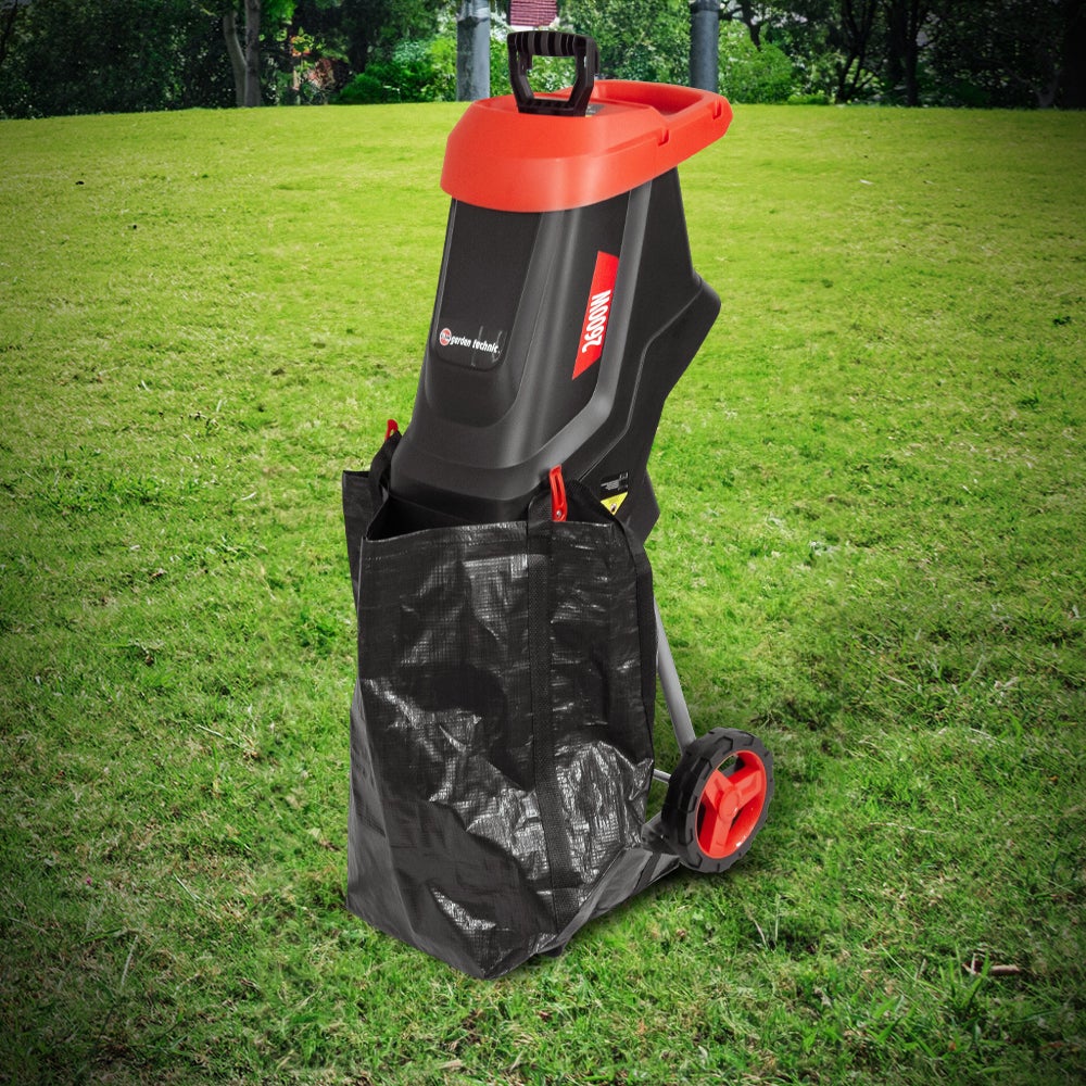 Broyeur de végétaux électrique 2600W avec sac récupérateur de 45L - 5