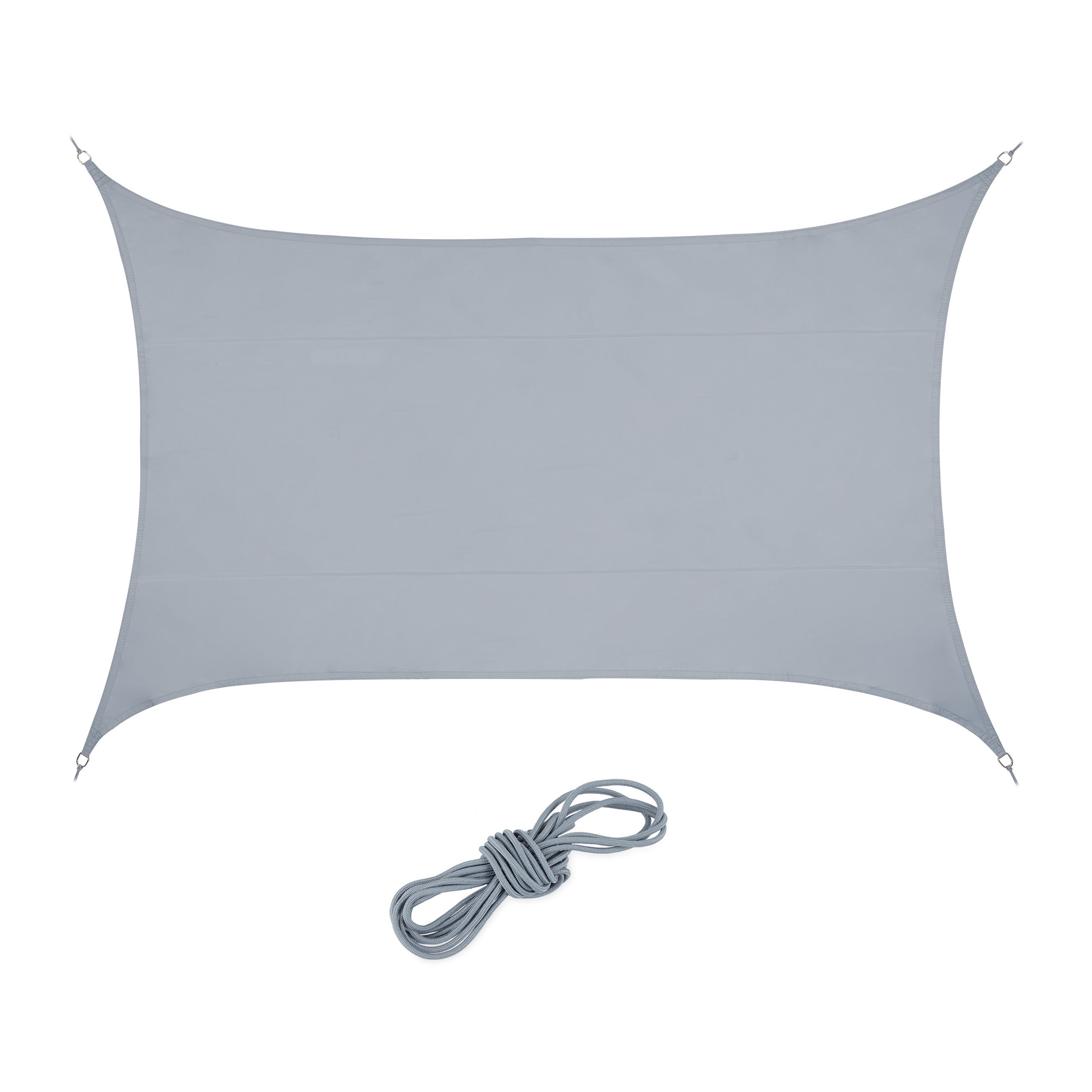 ColourTree Tenda parasole a forma di triangolo, 40,6 x 40,6 m, turchese, impermeabile, tenda parasole in tessuto, blocco UV 95%, resistente ai raggi UV e all'acqua, per esterni, patio, giardino, posto