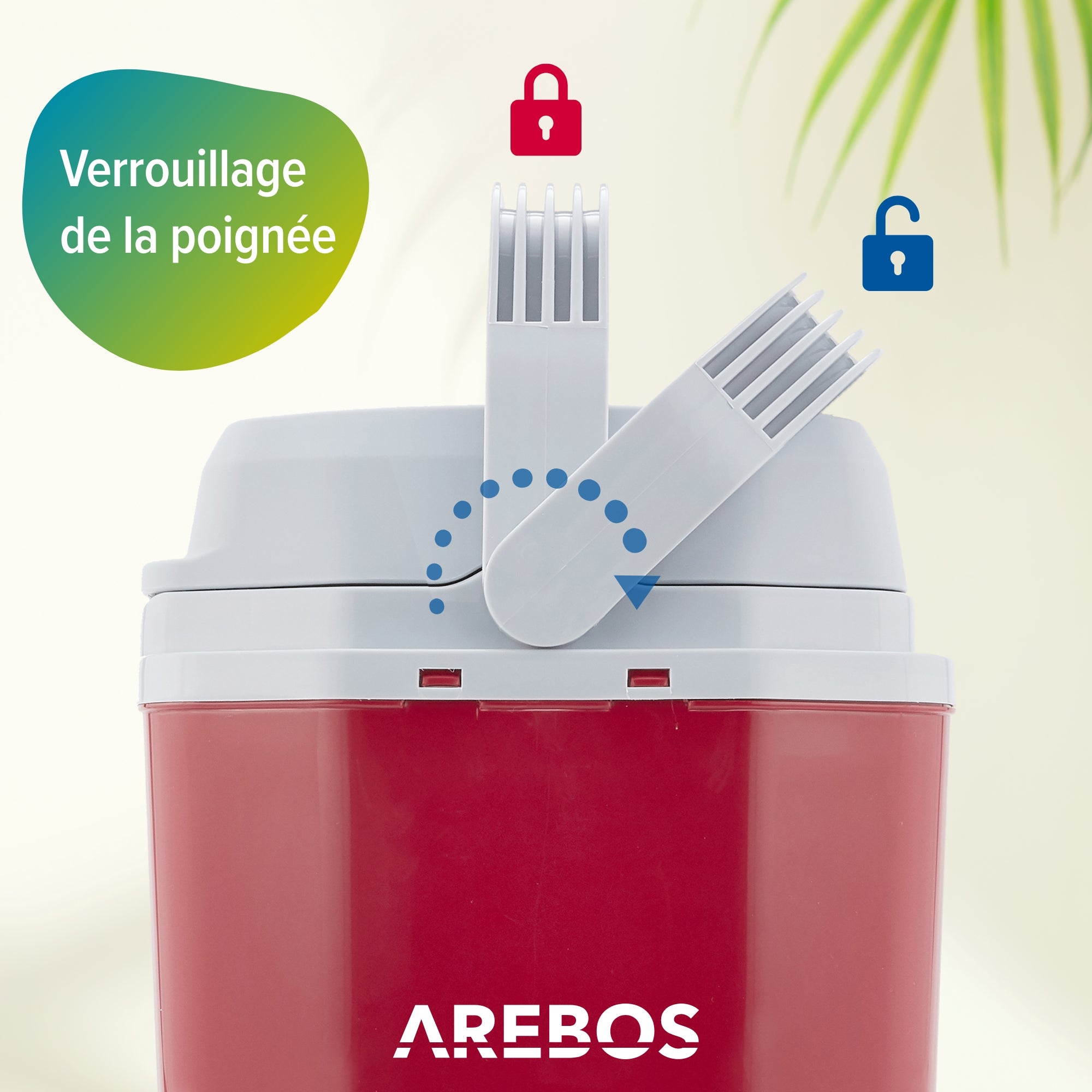 AREBOS 20 L Boîte réfrigérante Boîte chauffante thermoélectrique Glaciere Allume Cigare Glaciere électrique 12/230 V pour Voiture et Prise de Courant - 6