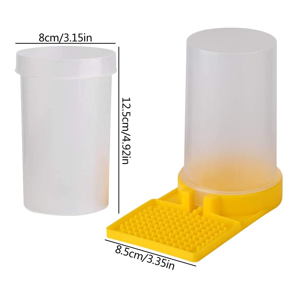 Distributeur D'eau pour Abeilles, 3 Pièces Abeilles D'entrée Alimentation Plastique Entrée Nid Abeille Abeille Ruche Entrée Nourrisseur pour Abeilles - 2