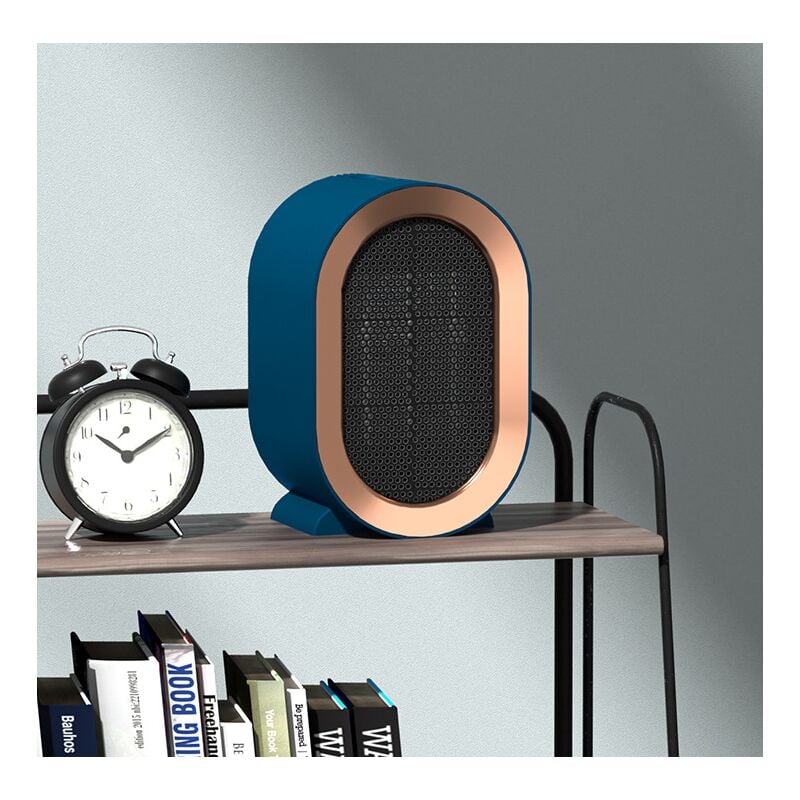 1200W radiateur soufflant ménage bureau silencieux PTC chaleur rapide chauffage chambre sûr et économie d'énergie-Blanc - 2