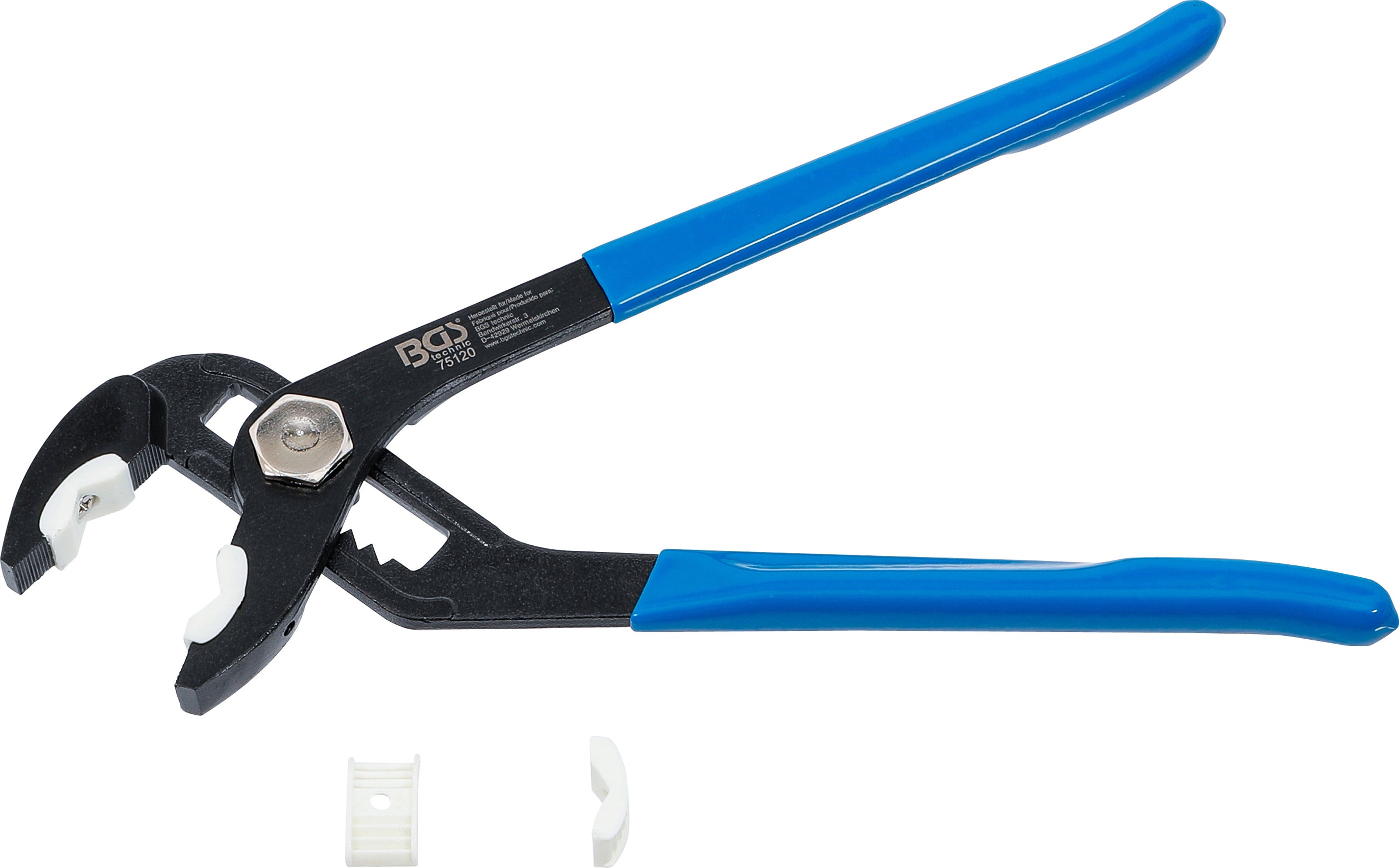 BGS Szczypce specjalne do armatur z ochronnymi szczękami z tworzywa sztucznego 250 mm - 75120