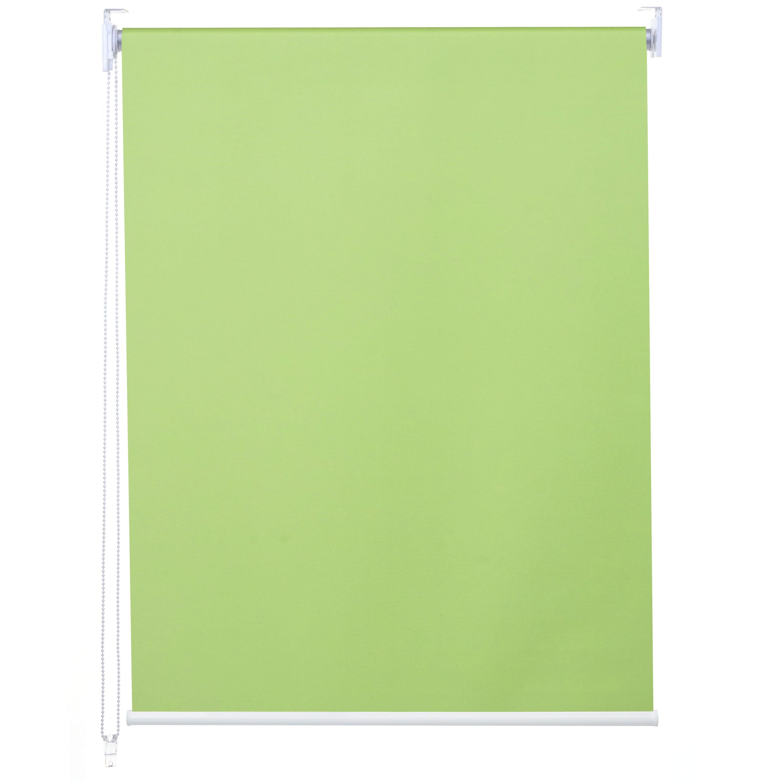 Estor enrollable hwc-d52, estor enrollable de ventana de tiro lateral, 100x230cm protección solar blackout opaco ~ verde claro