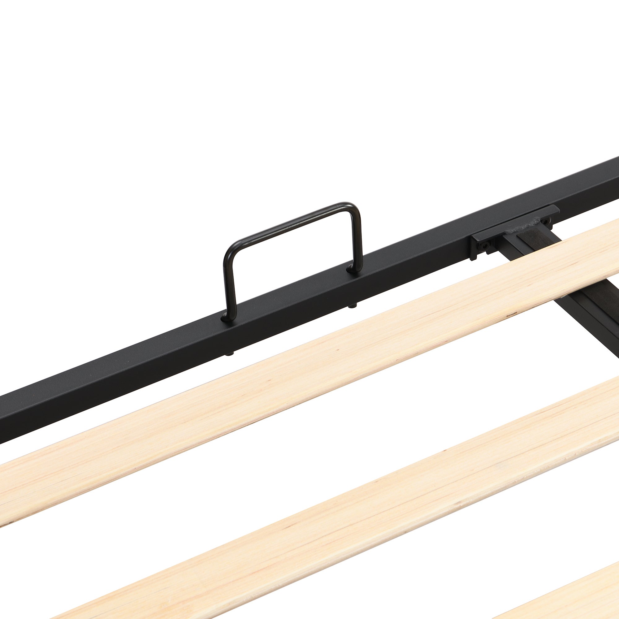 Cama para adultos 160 x 200 cm con cabecero - terciopelo - decoración con botones y remaches - beige claro - 9